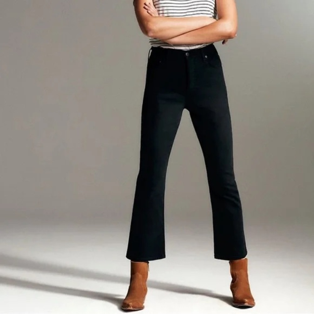 Denim Forum Bailey High Rise Crop Flare